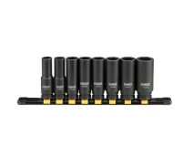 Купить - головку, наборы головок  Набор ударных головок DeWALT 1/2" 8 предметов (DWMT86090-0)