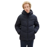 Купить - куртку мужскую  Куртка Basic puffer jacket 18 Tom Tailor M Темно-синий