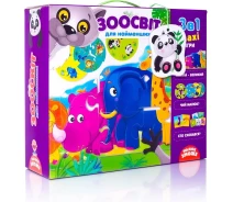 Купить - настольную игру  Игра настольная Vladi Toys Зоомир 3 в 1 VT2901-04 (VT2901-04)