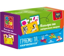 Купить - настольную игру  Игра настольная Vladi Toys Найди пару. Цвета и окрашивание животных VT5003-02 (VT5003-02)