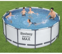 Купить - бассейн  Бассейн каркасный Bestway Steel Pro MAX 366см (92833) - белый.