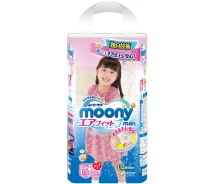 Купить - подгузник  Трусики Moony Super Big 26 шт. 13-25 кг для внутреннего рынка Японии; Пол - Для девочки (4903111168453)