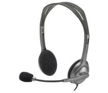 Купить - наушники  Компьютерная гарнитура Logitech H110 Silver (981-000271)