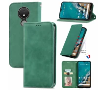 Купить - чехол для смартфона  Чехол-книжка Skin Feel Leather Wallet для Nokia C21 Green