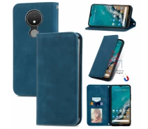 Купить - чехол для смартфона  Чехол-книжка Skin Feel Leather Wallet для Nokia C21 Blue