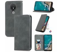 Купить - чехол для смартфона  Чехол-книжка Skin Feel Leather Wallet для Nokia C21 Grey