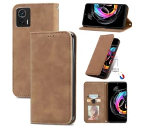 Купить - чехол для смартфона  Чехол-книжка Skin Feel Leather Wallet для Motorola Edge 30 Neo Brown