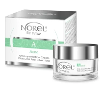 Купить -  Крем от недостатков с LHA и ионами серебра от прыщей Норель, Norel Acne z LHA, 50 мл