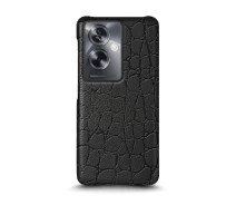 Купить - чехол для смартфона  Кожаная накладка Stenk Reptile Cover для OPPO A79 Чёрная