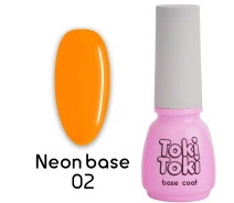 Купить - базу для ногтей  Цветная база Toki Toki Neon № 02, 5 мл