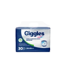 Купить - одноразовую пеленку  Пеленки для младенцев Giggles 60х90 см 30 шт (8680131202034) (613282-01)