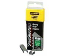 Купить - скобу и заклепку  Скобы для строительного степлера Stanley Heavy Duty, тип G 8мм, 1000шт (1-TRA705T) (176162-01)
