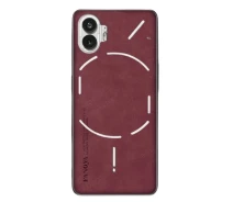 Купить - чехол для смартфона  Кожаный чехол - накладка Fanoya для Nothing Phone 2 бордовый