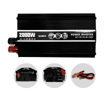 Купить - автомобильный инвертор  Преобразователь напряжения  Power Inverter SJ-Q013 2000 Ватт инвертор 2000W с модифицированным синусом