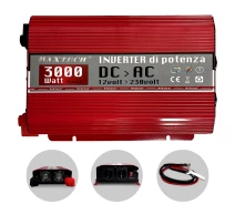 Купить - автомобильный инвертор  Преобразователь напряжения MaxTech HB-3000-12 3000 Ватт инвертор 3000W с модифицированным синусом Реальные 2кВт