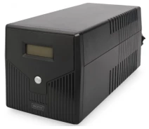 Купить - источник бесперебойного питания  Digitus дбж line-interactive, 1000va/600w, lcd, 4xschuko, rj45, rs232, usb (E-DN-170074)