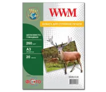 Купить - фотобумагу  Фотобумага WWM A3 (SG260.A3.20) (090921-01)