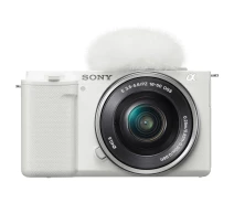 Купить - фотоаппарат  Беззеркальный фотоаппарат Sony ZV-E10 Kit 16-50mm f3.5-5.6 OSS White (ILCZVE10LW.CEC) [111146]