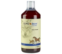 Купить - кормовые добавки для сельскохозяйственных животных  Добавка для ухода за шерстью и кожей Luposan Lupoderm 1 л