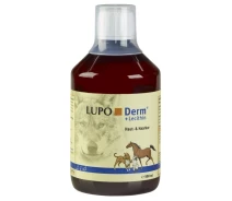 Купить - кормовые добавки для сельскохозяйственных животных  Добавка для ухода за шерстью и кожей Luposan Lupoderm 500 мл