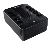 Купить - источник бесперебойного питания  ИБП Prologix 1000 (PLP1000VA8LED), ., AVR, 8 x евро, пластик