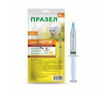 Купить - противопаразитарное средство для кота  ПРАЗЕЛ Антигельминтный препарат для котов суспензия от глистов Круг 3.6 мл в шприц-тубе (2172904147)