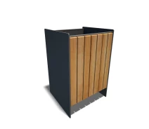 Купить - уличную урну  Урна GoodsMetall из металла и дерева 700х470х430 GM1