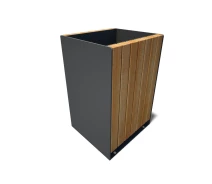 Купить - уличную урну  Урна GoodsMetall из металла и дерева 700х470х430 GM3