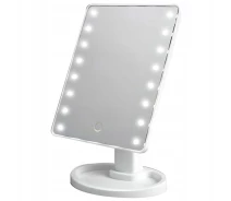 Купить - косметическое зеркало  Настольное Зеркало с подсветкой Large 16LED Mirror XR-1608 5308 для макияжа Белый