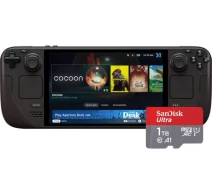 Купить - игровую консоль  Игровая консоль Valve Steam Deck OLED 512GB Black + Карта памяти SanDisk Ultra 1Tb