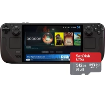 Купить - игровую консоль  Игровая консоль Valve Steam Deck OLED 512GB Black + Карта памяти SanDisk Ultra 512Gb