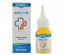 Купить - витамины и противопаразитарные средства для птицы  Витамины Canina Bird V12 для птиц 25 мл