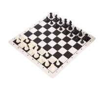 Купить - аксессуар для настольной игры  Шахматные фигуры пластиковые с тканевым полотном для игр SP-Sport P401 (SK001022)