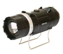 Купить - фонарик  Фонарь кемпинговый Sheng Ba SB-9688 на солнечной батарее c фонариком Black (3_02622)