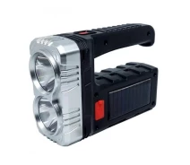 Купить - фонарик  Фонарь переносной Hotter Mouse 7702-B с солнечной панелью 1000 mAh Silver-Black (3_02953)