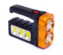 Купить - фонарик  Фонарь переносной Hotter Mouse 7701-A с солнечной панелью 1000 mAh Orange-Black (3_02954)