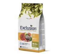Купить -  Корм Exclusion Dog Adult Beef Small Breed сухой с говядиной для собак малых пород 500 гр