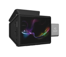 Купить - автомобильный видеорегистратор  Видеорегистратор Phisung DVR K11 3" Full HD 4G GPS Wi-Fi с двумя камерами 1/8 GB Android 8.1 Black (3_01141)