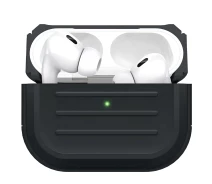 Купить - аксессуары для наушников  Защитный силиконовый чехол Yoobao для наушников AirPods PRO 2 с карабином, чёрный