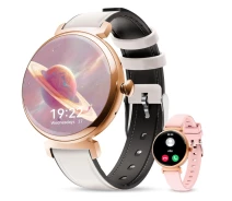 Купить - смарт-часы  Смарт-часы Smart Watch Oukitel BT-30 IP68 AMOLED Gold White-Pink
