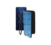 Купить - чехол для смартфона  Чехол-кошелек из экокожи для телефона Xiaomi Black Shark 4 Фэшн голубой