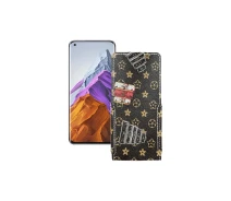 Купить - чехол для смартфона  Чехол-флип из экокожи для телефона Xiaomi Mi 11 Pro 2021 Луи-Витон-коричневый