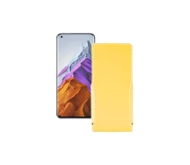 Купить - чехол для смартфона  Чехол-флип из экокожи для телефона Xiaomi Mi 11 Pro 2021 Желтый