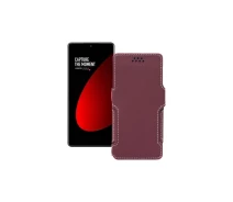 Купить - чехол для смартфона  Чехол-книга из экокожи для телефона Xiaomi 12s Pro Бордовый