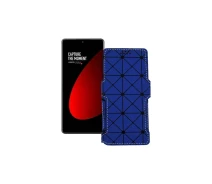 Купить - чехол для смартфона  Чехол-книга из экокожи для телефона Xiaomi 12s Pro Синий ромб