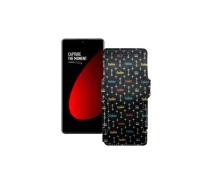 Купить - чехол для смартфона  Чехол-книга из экокожи для телефона Xiaomi 12s Pro Фэшн черный