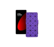 Купить - чехол для смартфона  Чехол-книга из экокожи для телефона Xiaomi 12s Pro Фиолетовый ромб