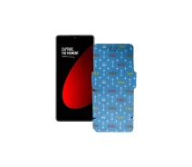 Купить - чехол для смартфона  Чехол-книга из экокожи для телефона Xiaomi 12s Pro Фэшн голубой