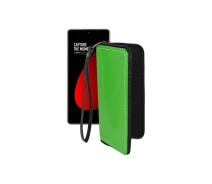 Купить - чехол для смартфона  Чехол-кошелек из экокожи для телефона Xiaomi 12s Pro Зеленый