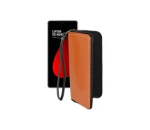 Купить - чехол для смартфона  Чехол-кошелек из экокожи для телефона Xiaomi 12s Pro Коричневый